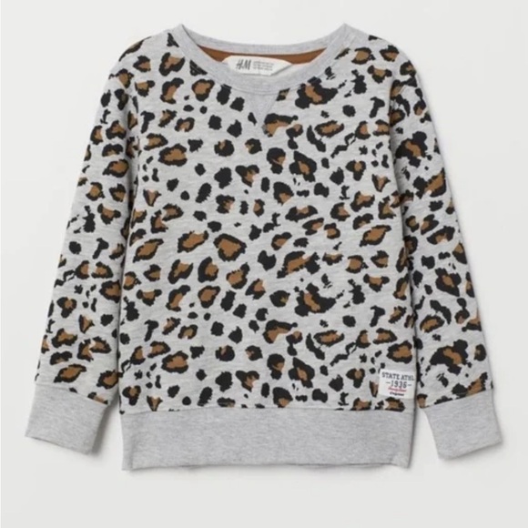 Other - Leopard Print Kids Sweatshirt